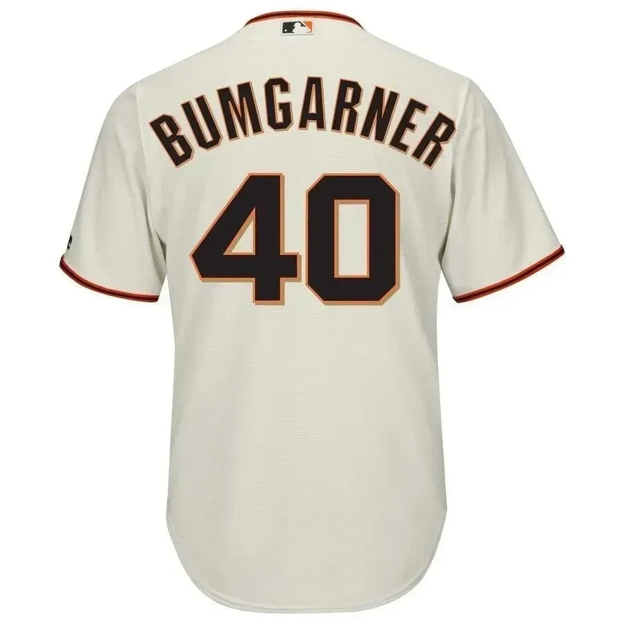 Madison Bumgarner San Francisco Giants Cool Base Player Jersey - Cream