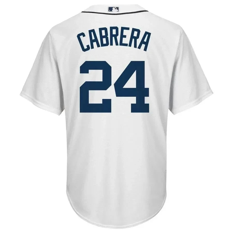 Miguel Cabrera Detroit Tigers Big And Tall Official Cool Base Player Jersey - White