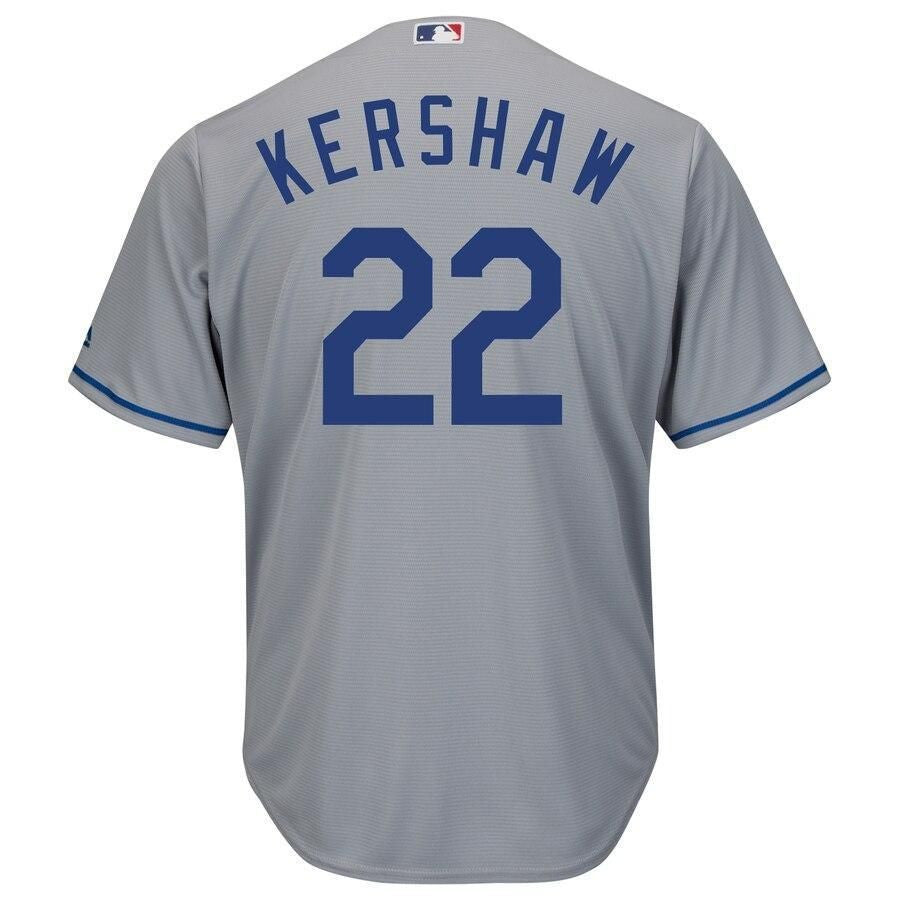 Clayton Kershaw Los Angeles Dodgers Cool Base Player Jersey - Gray
