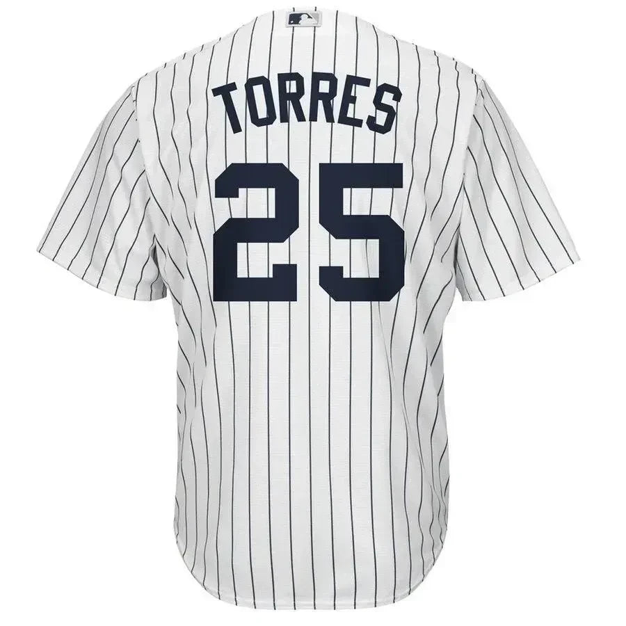 Gleyber Torres New York Yankees Home Big And Tall Cool Base Player Jersey - White Navy