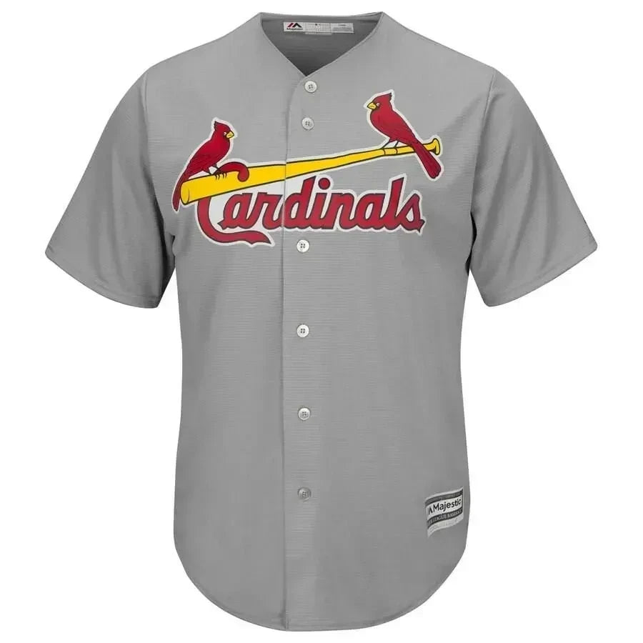St. Louis Cardinals Official Cool Base Jersey - Gray