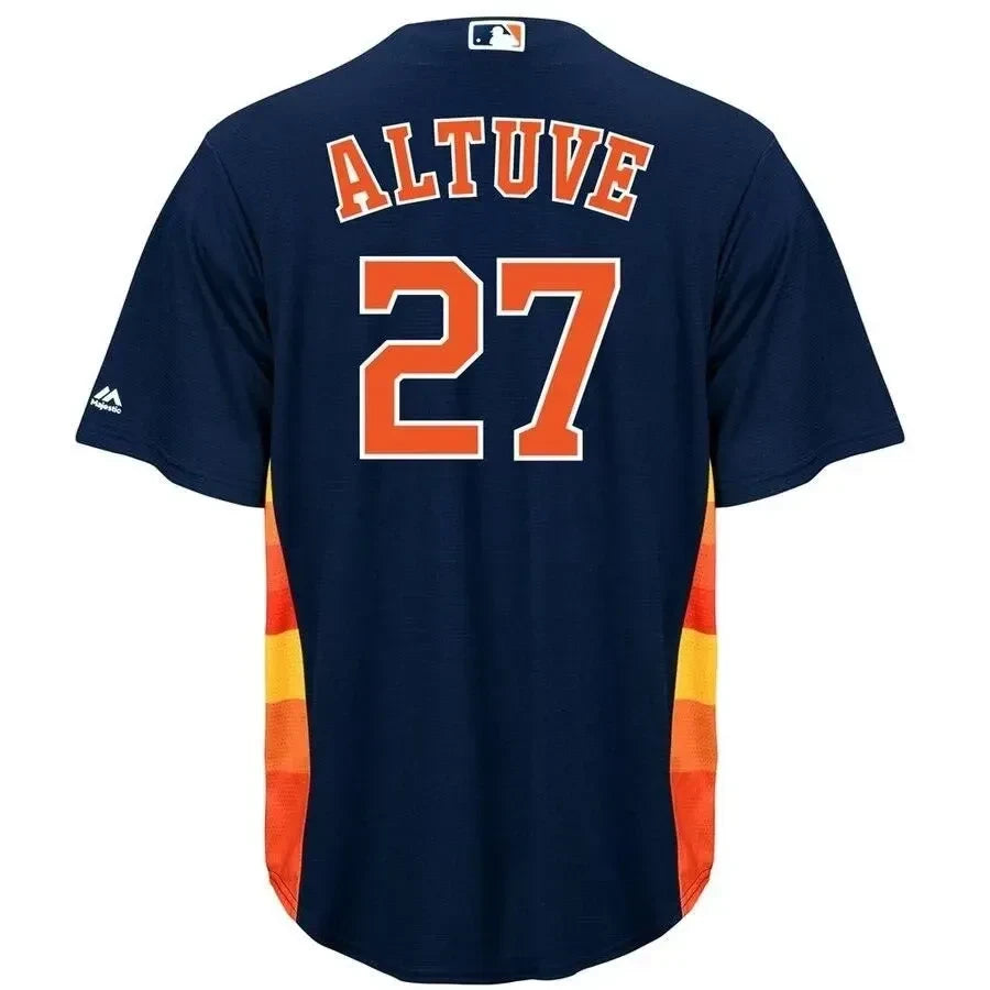 Jose Altuve Houston Astros Big And Tall Cool Base Player Jersey - Navy