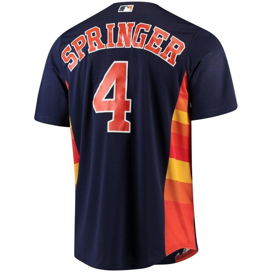 George Springer Houston Astros Official Cool Base Player Jersey - Navy