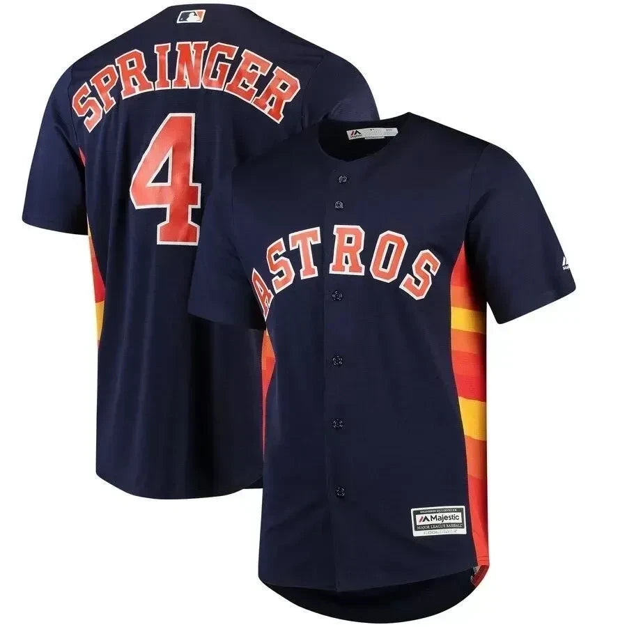 George Springer Houston Astros Official Cool Base Player Jersey - Navy