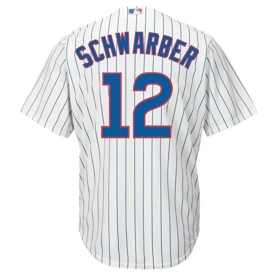 Kyle Schwarber Chicago Cubs Official Cool Base Player Jersey - White