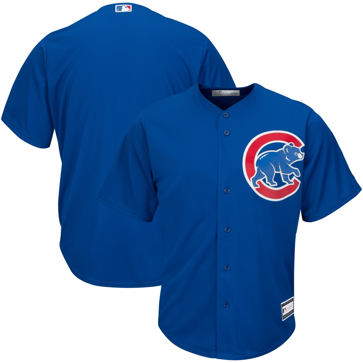 Men's White/Royal Chicago Cubs Big & Tall Home Team Jersey Jersey