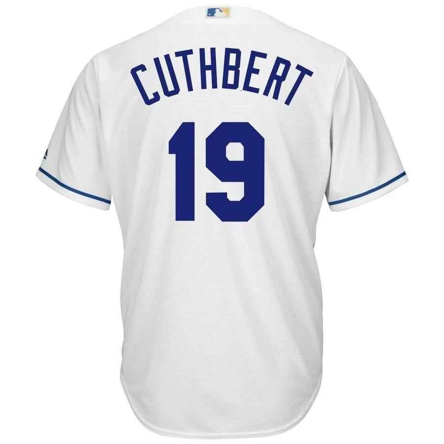 Cheslor Cuthbert Kansas City Royals Home Cool Base Player Jersey - White