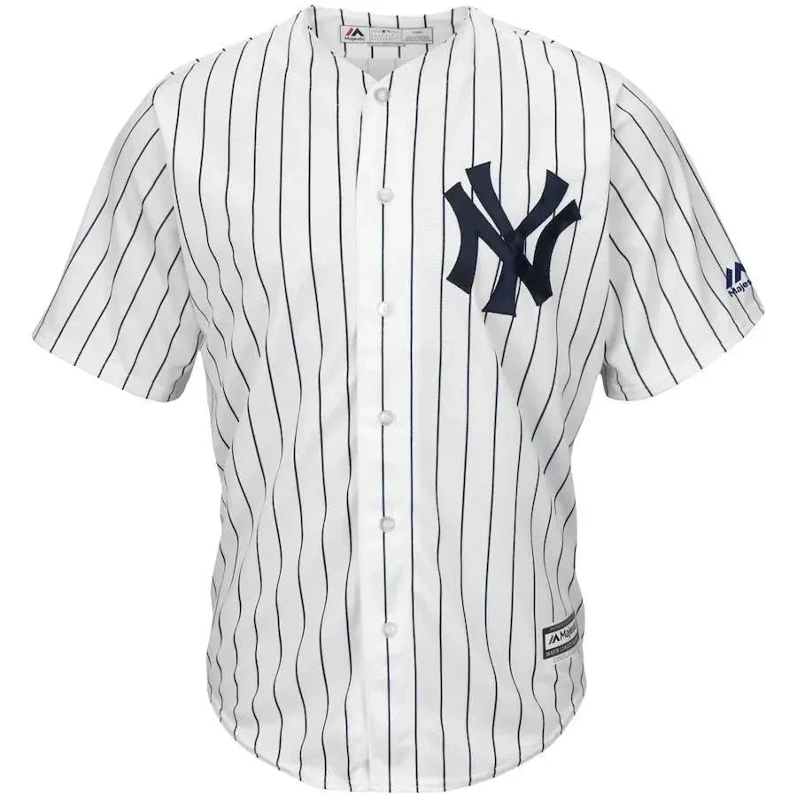 Giancarlo Stanton New York Yankees Home Big And Tall Cool Base Player Jersey - White Navy Color