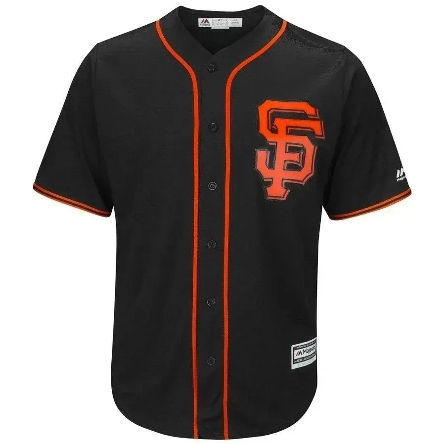 Buster Posey San Francisco Giants Big And Tall Alternate Cool Base Player Jersey - Black