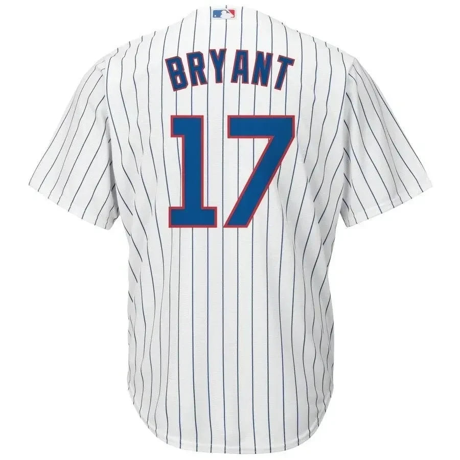 Kris Bryant Chicago Cubs Big And Tall Official Cool Base Player Jersey - White Royal