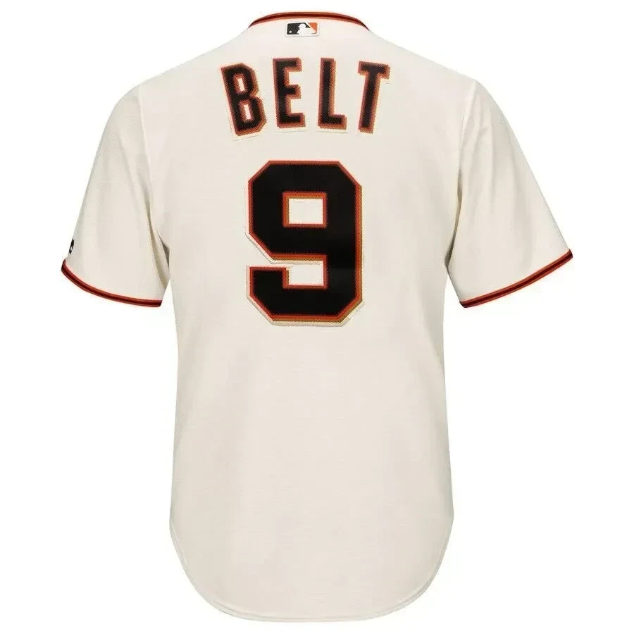 Brandon Belt San Francisco Giants Cool Base Player Jersey - Tan
