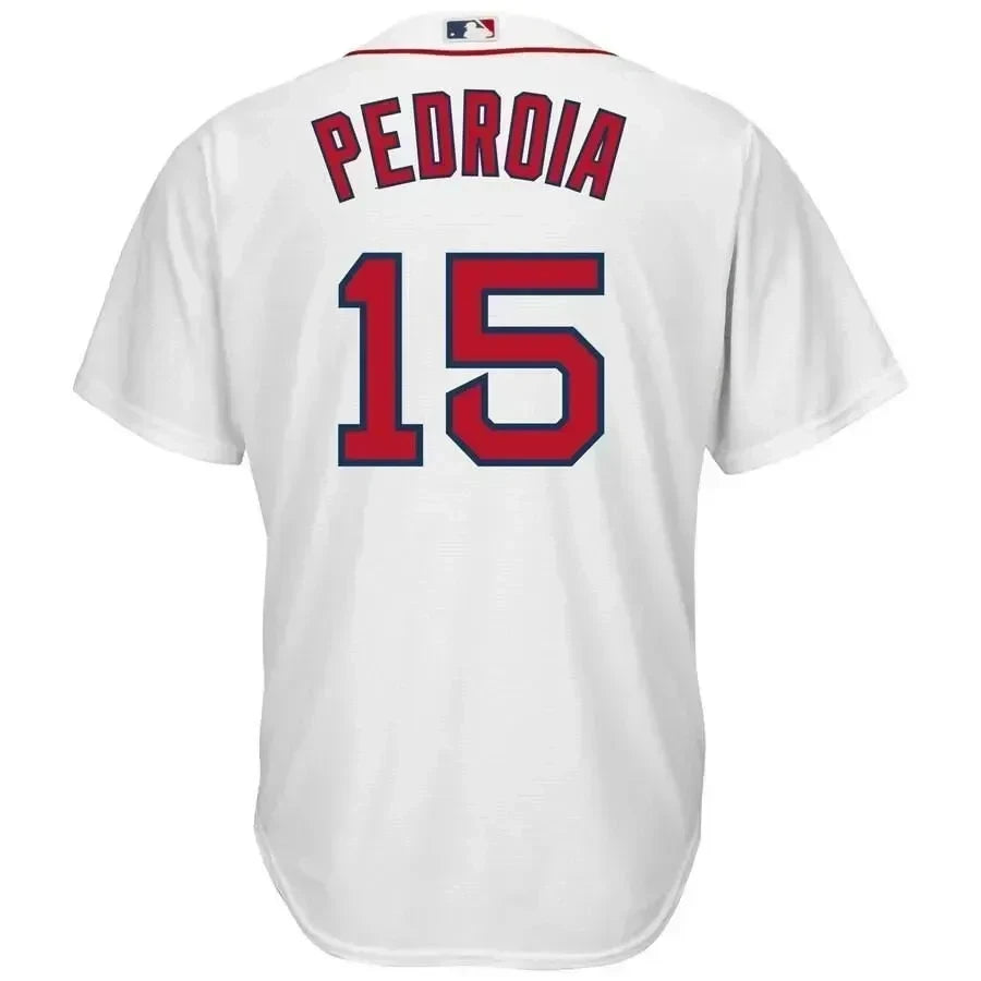 Dustin Pedroia 15 Boston Red Sox Big And Tall Cool Base Player Jersey - White