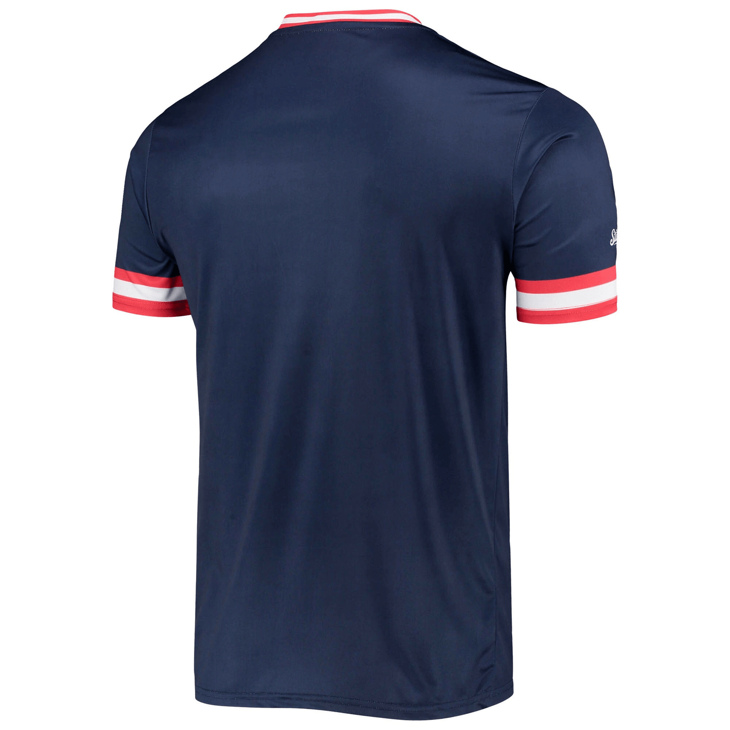 Men's Stitches Navy/Red Boston Red Sox Cooperstown Collection V-Neck Team Color Jersey Jersey