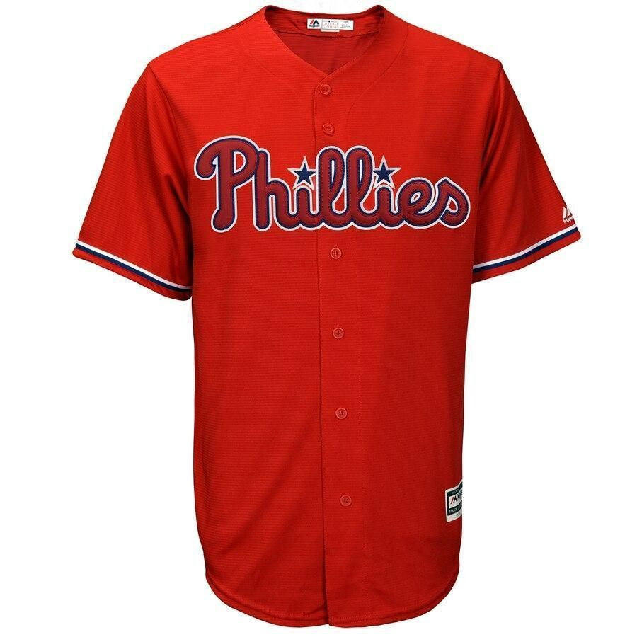 Aaron Nola Philadelphia Phillies Alternate Official Cool Base Player Jersey - Red