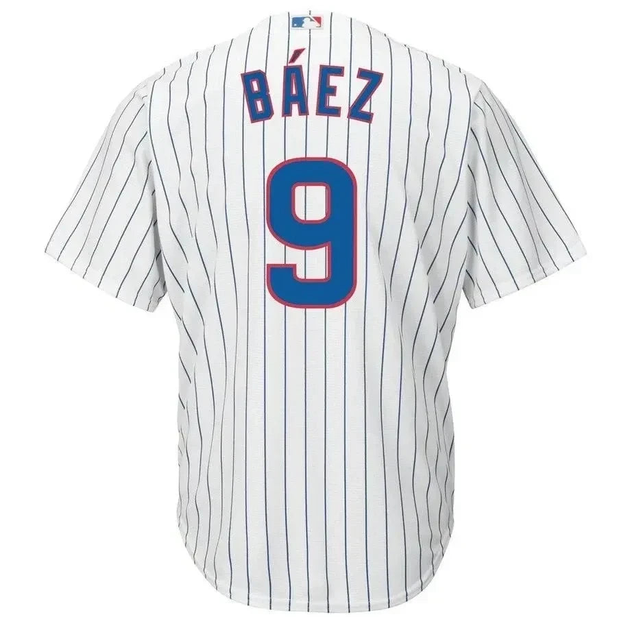 Javier Baez Chicago Cubs Cool Base Player Jersey - White