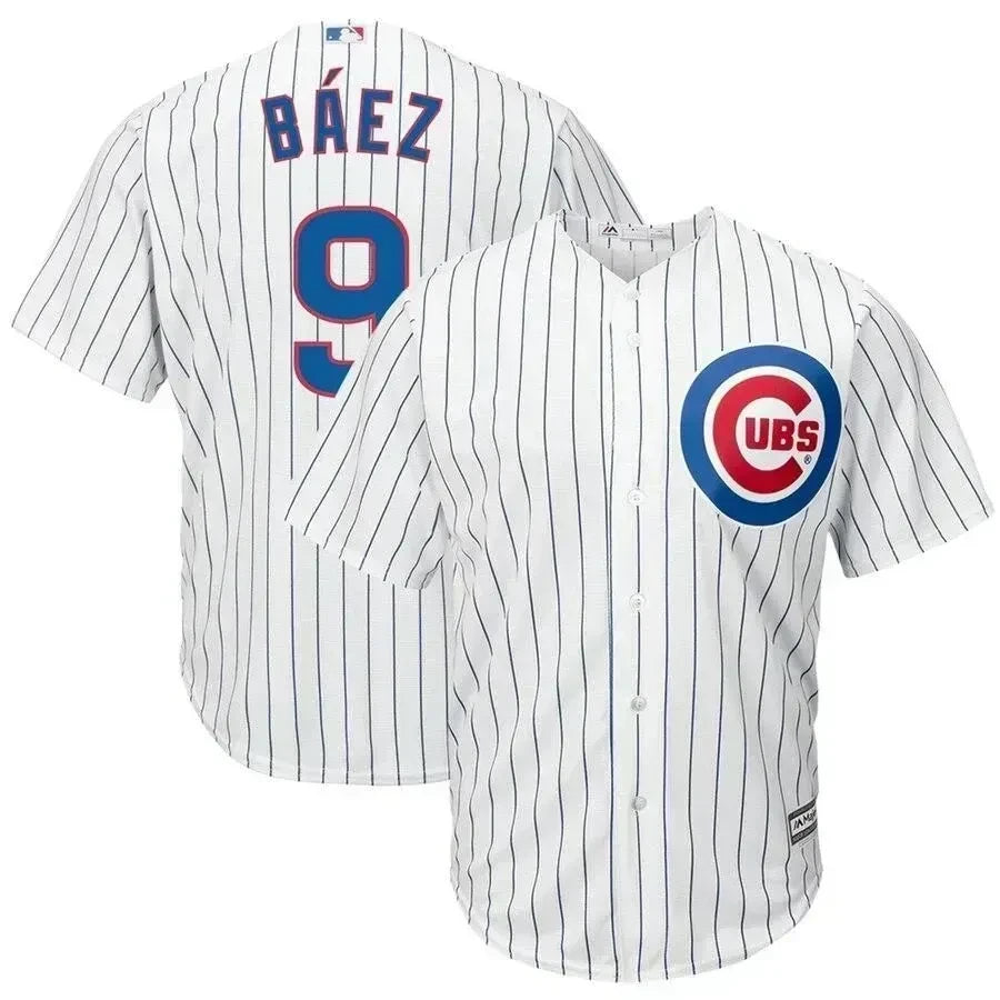 Javier Baez Chicago Cubs Cool Base Player Jersey - White