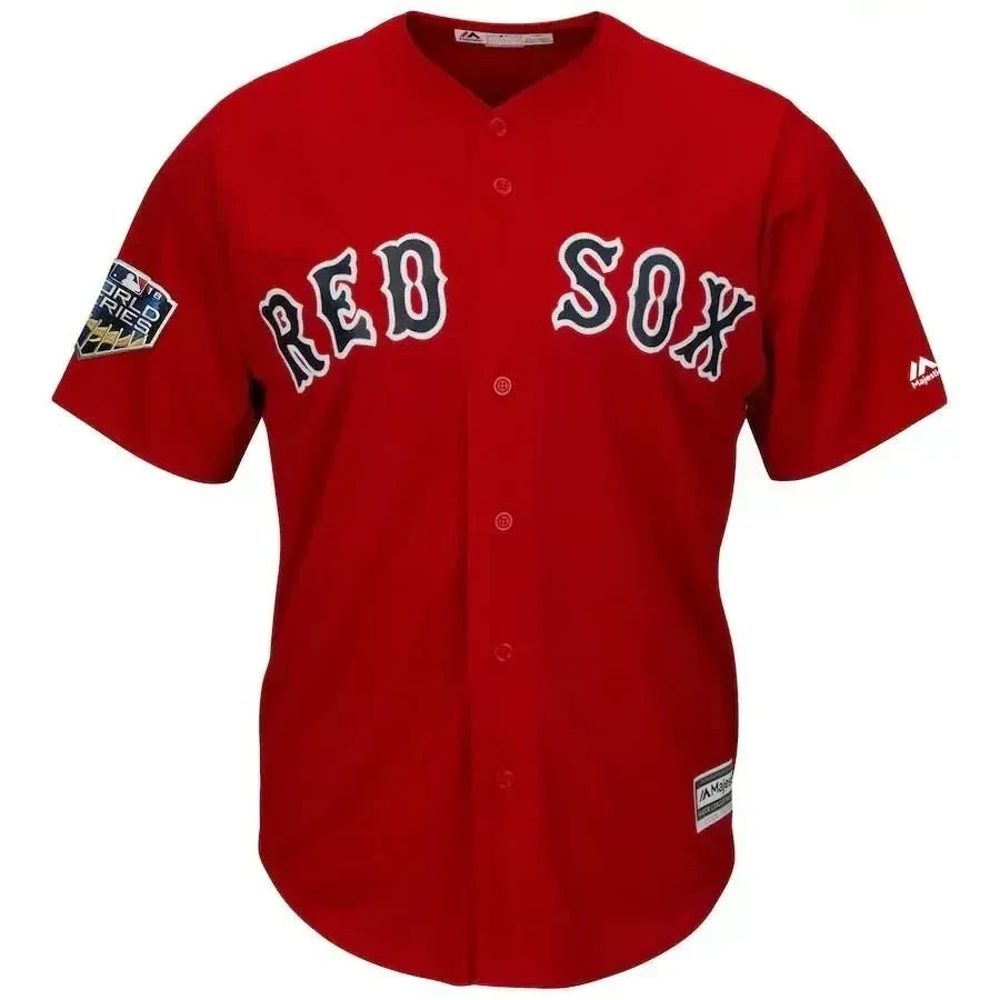 Mookie Betts Boston Red Sox 2018 World Series Cool Base Player Jersey - Scarlet