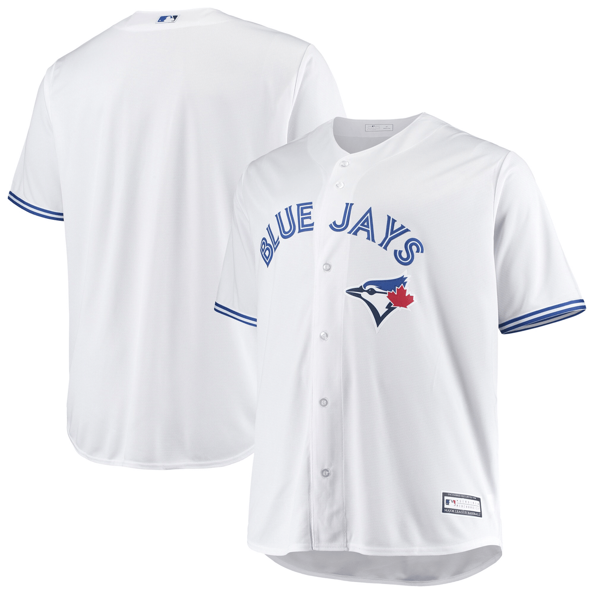 Men's White Toronto Blue Jays Big & Tall Home Team Jersey Jersey