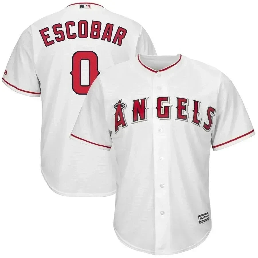 Yunel Escobar Los Angeles Angels Home Official Cool Base Player Jersey - White