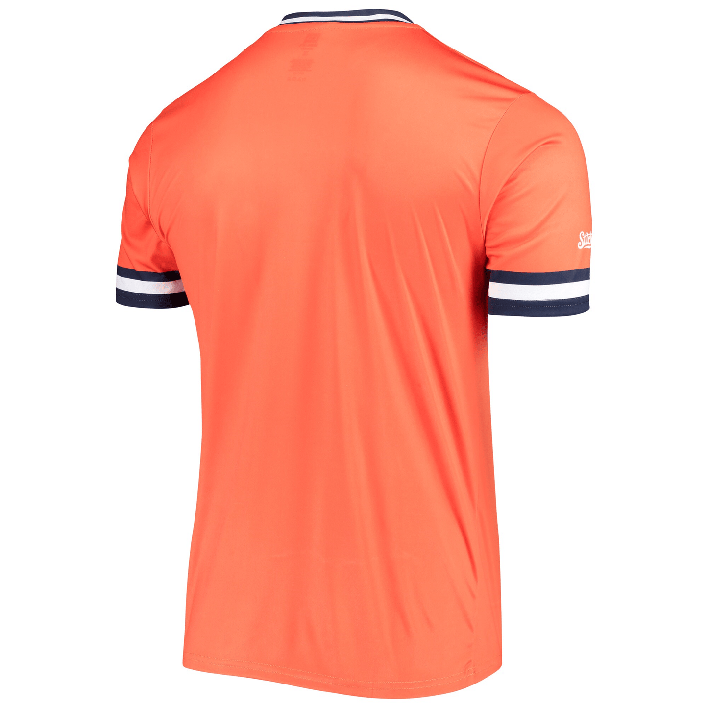 Men's Stitches Orange/Navy Houston Astros Cooperstown Collection V-Neck Team Color Jersey Jersey