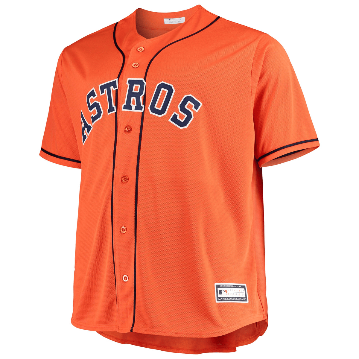 Men's Alex Bregman Orange Houston Astros Big & Tall Player Jersey Jersey