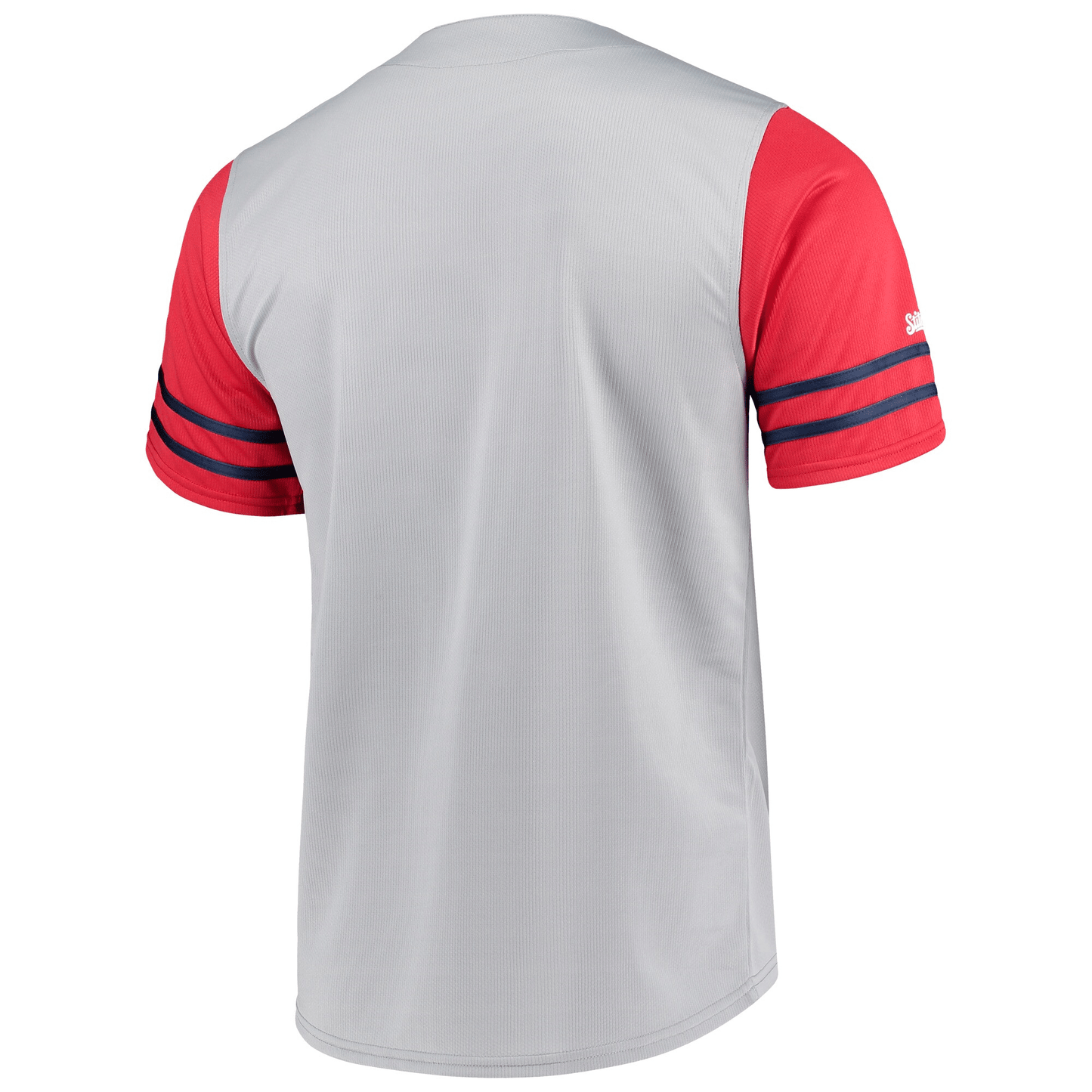 St. Louis Cardinals Stitches Button-Up Jersey - Gray/Red Jersey