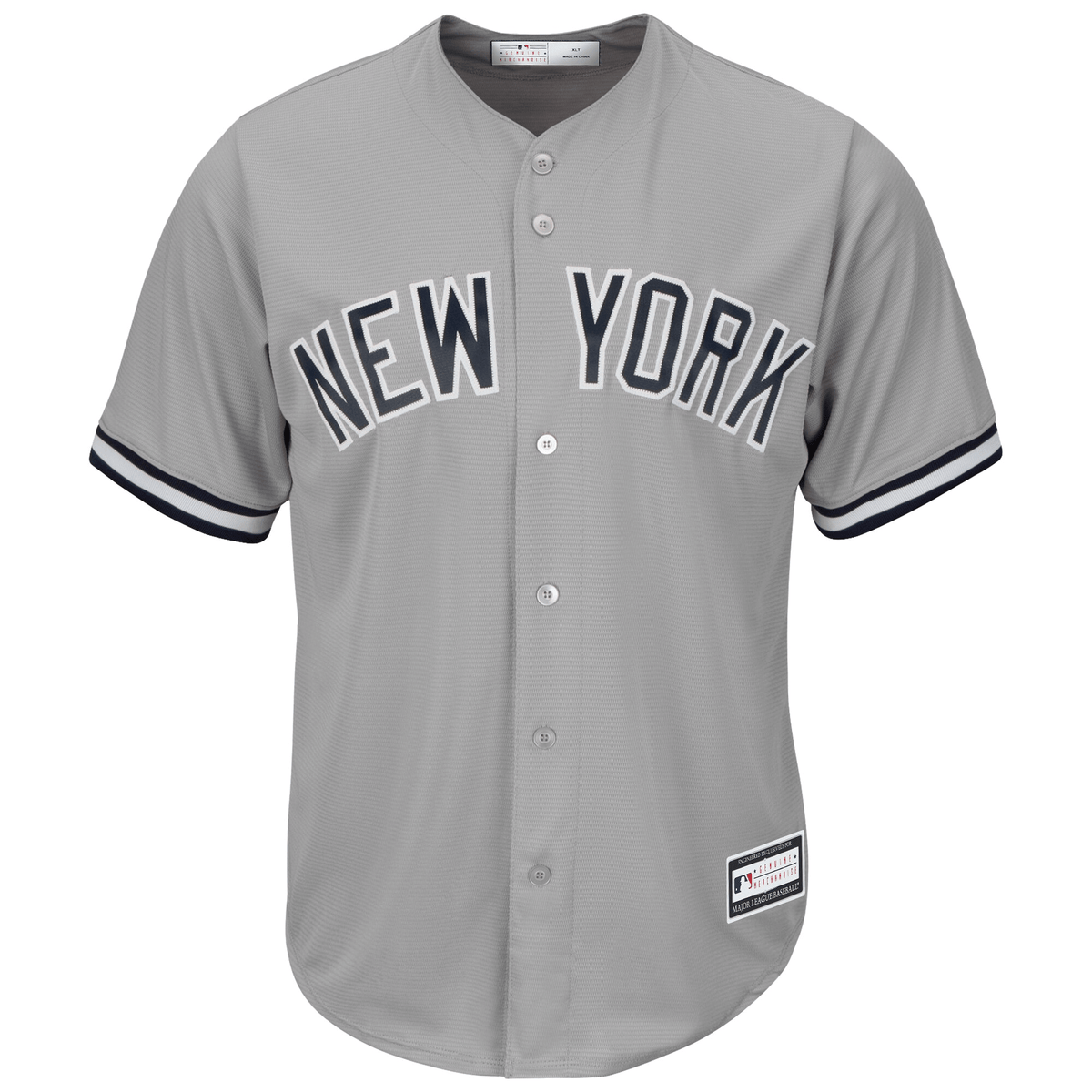 Men's Gray New York Yankees Big & Tall Team Jersey Jersey