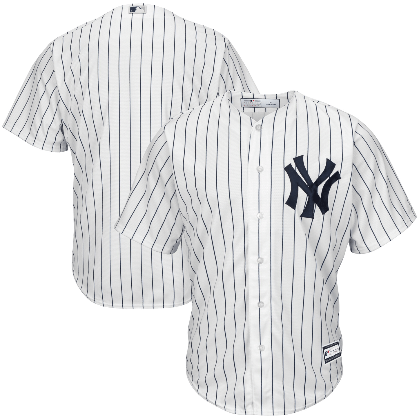 Men's Gray New York Yankees Big & Tall Team Jersey Jersey
