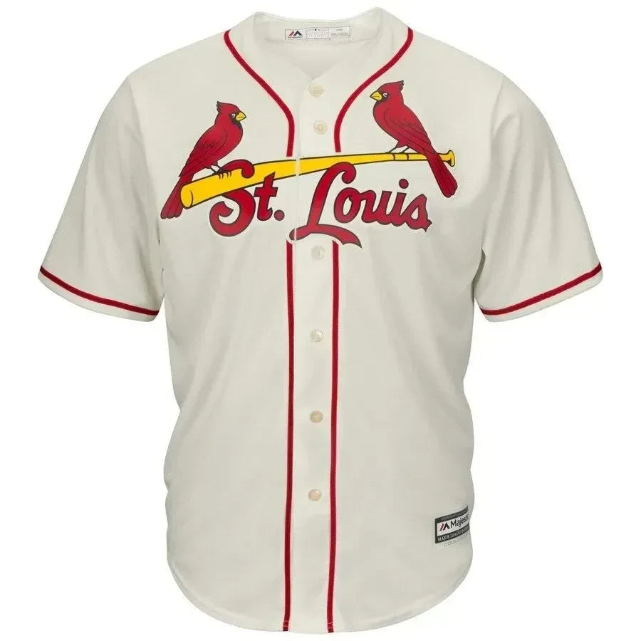 Dexter Fowler St. Louis Cardinals Alternate Cool Base Jersey - Cream