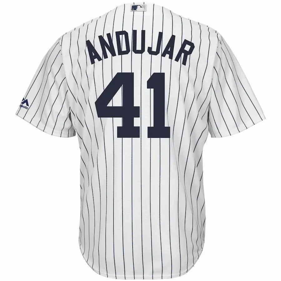 Miguel Andujar New York Yankees Home Official Cool Base Player Jersey - White Color