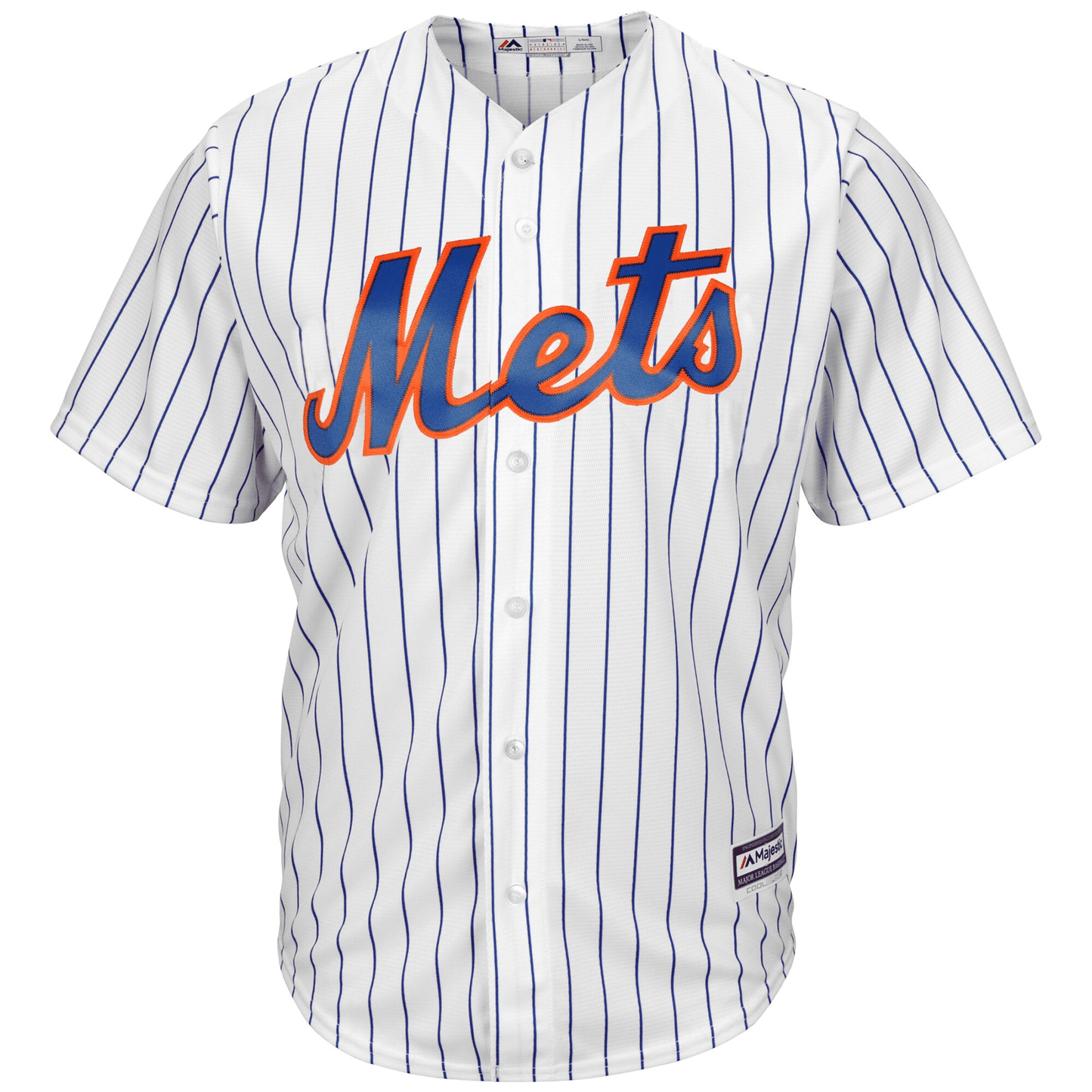 Men's White New York Mets Official Cool Base Jersey Jersey
