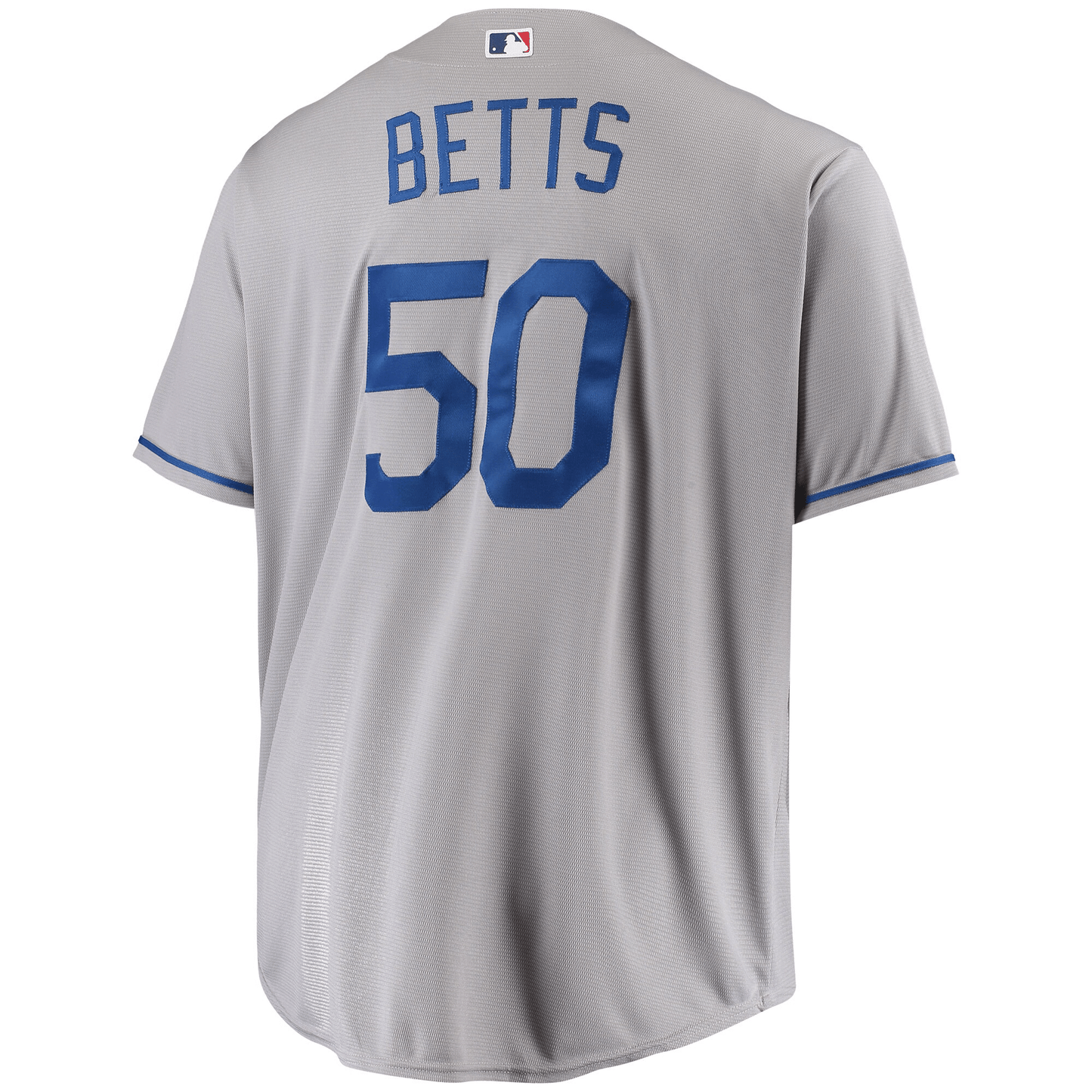 Men's Mookie Betts Gray Los Angeles Dodgers Big & Tall Player Jersey Jersey