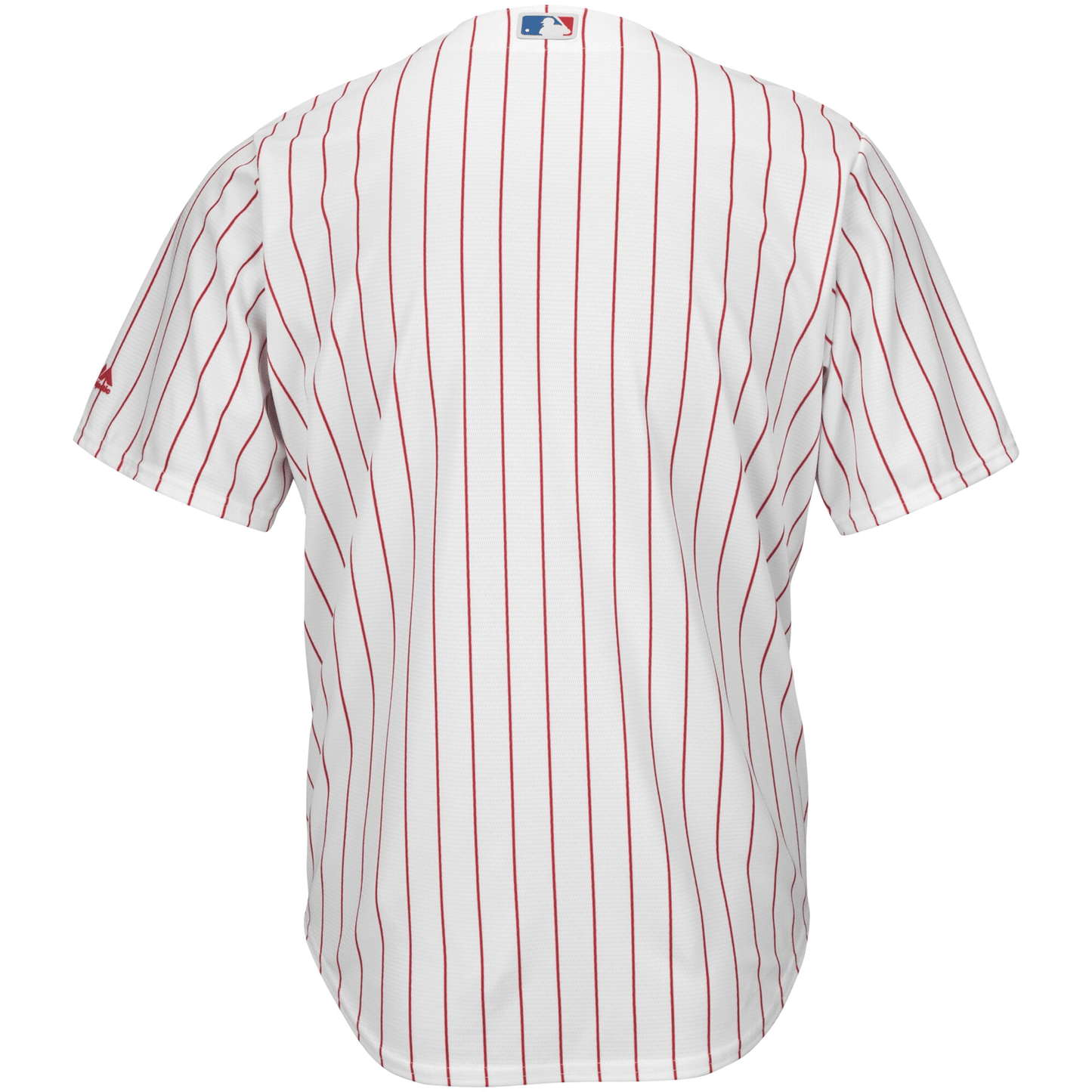 Men's White/Scarlet Philadelphia Phillies Home Official Cool Base Team Jersey Jersey