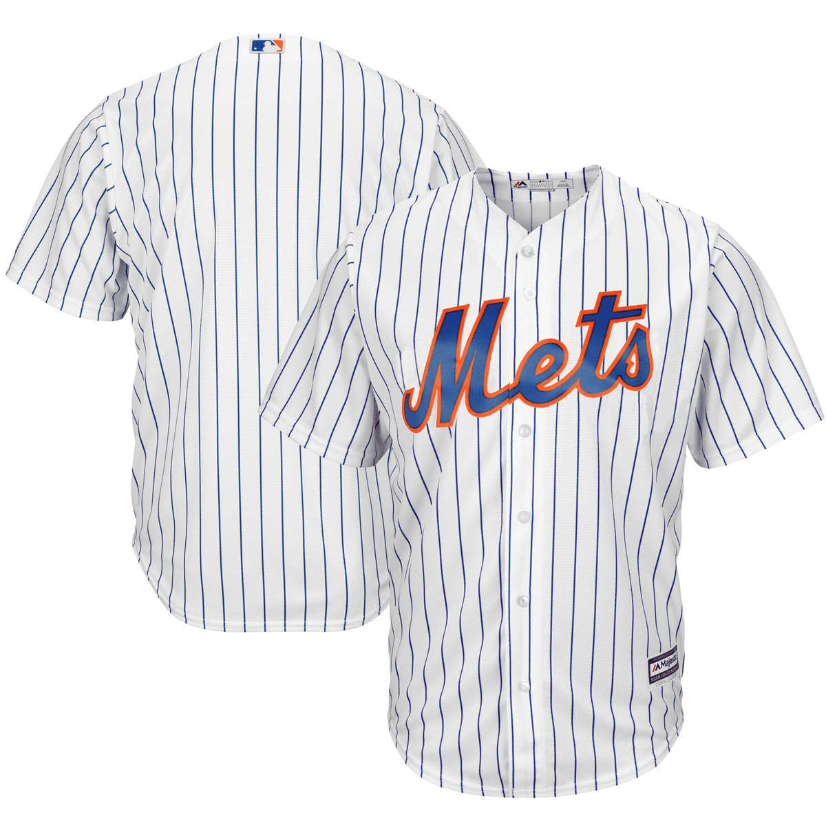 Men's White New York Mets Official Cool Base Jersey Jersey