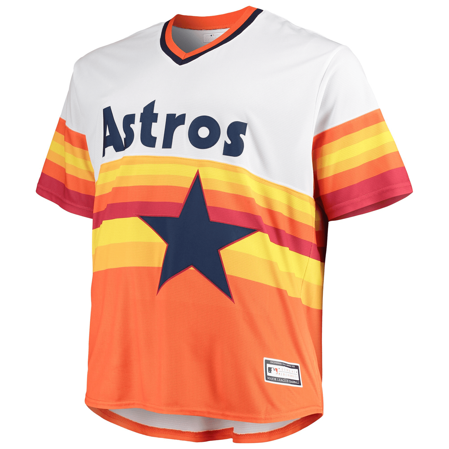 Men's Orange Houston Astros Big & Tall Cooperstown Collection Team Jersey Jersey