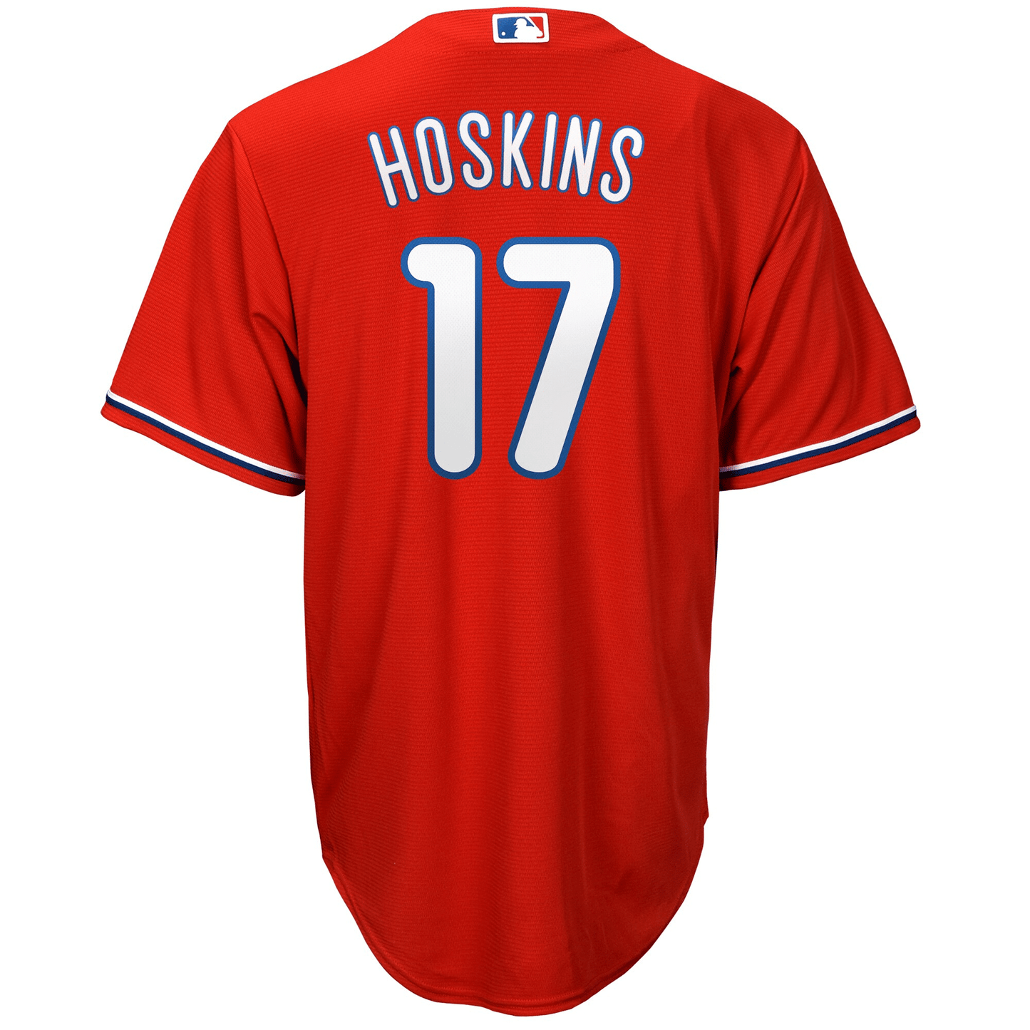 Men's Rhys Hoskins Red Philadelphia Phillies Big & Tall Player Jersey Jersey