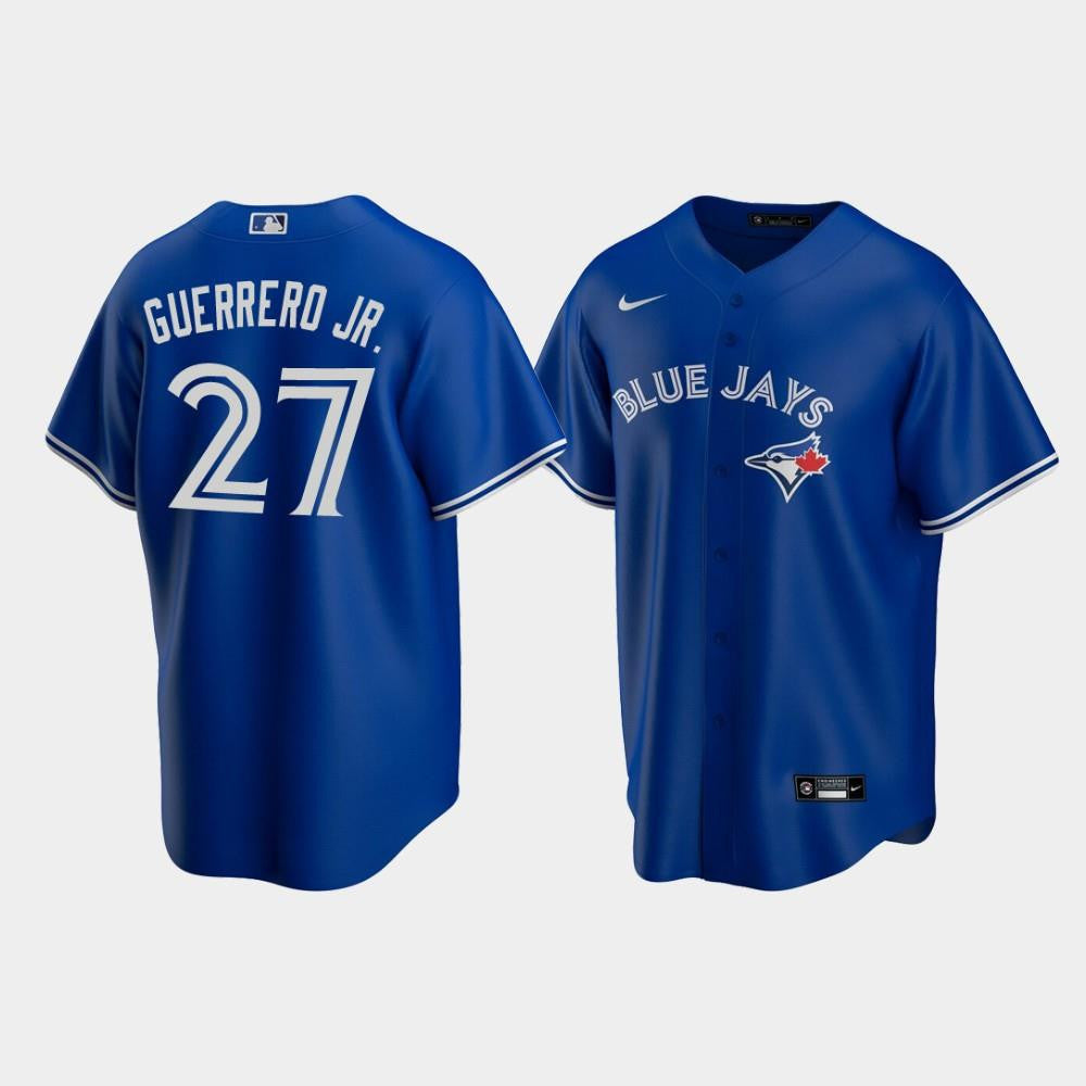 Men's Toronto Blue Jays 27 Vladimir Guerrero Jr. Royal Alternate Jersey Jersey
