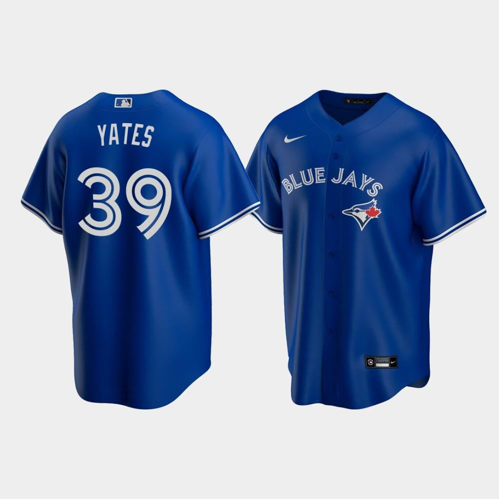 Men's Toronto Blue Jays 39 Kirby Yates Royal Alternate Jersey Jersey