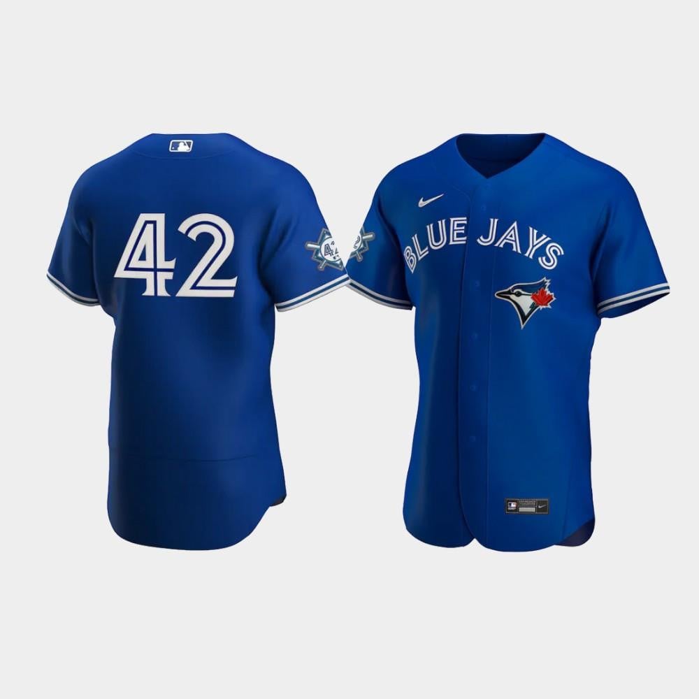 Men's Toronto Blue Jays 42 Royal Jackie Robinson Day Jersey Jersey