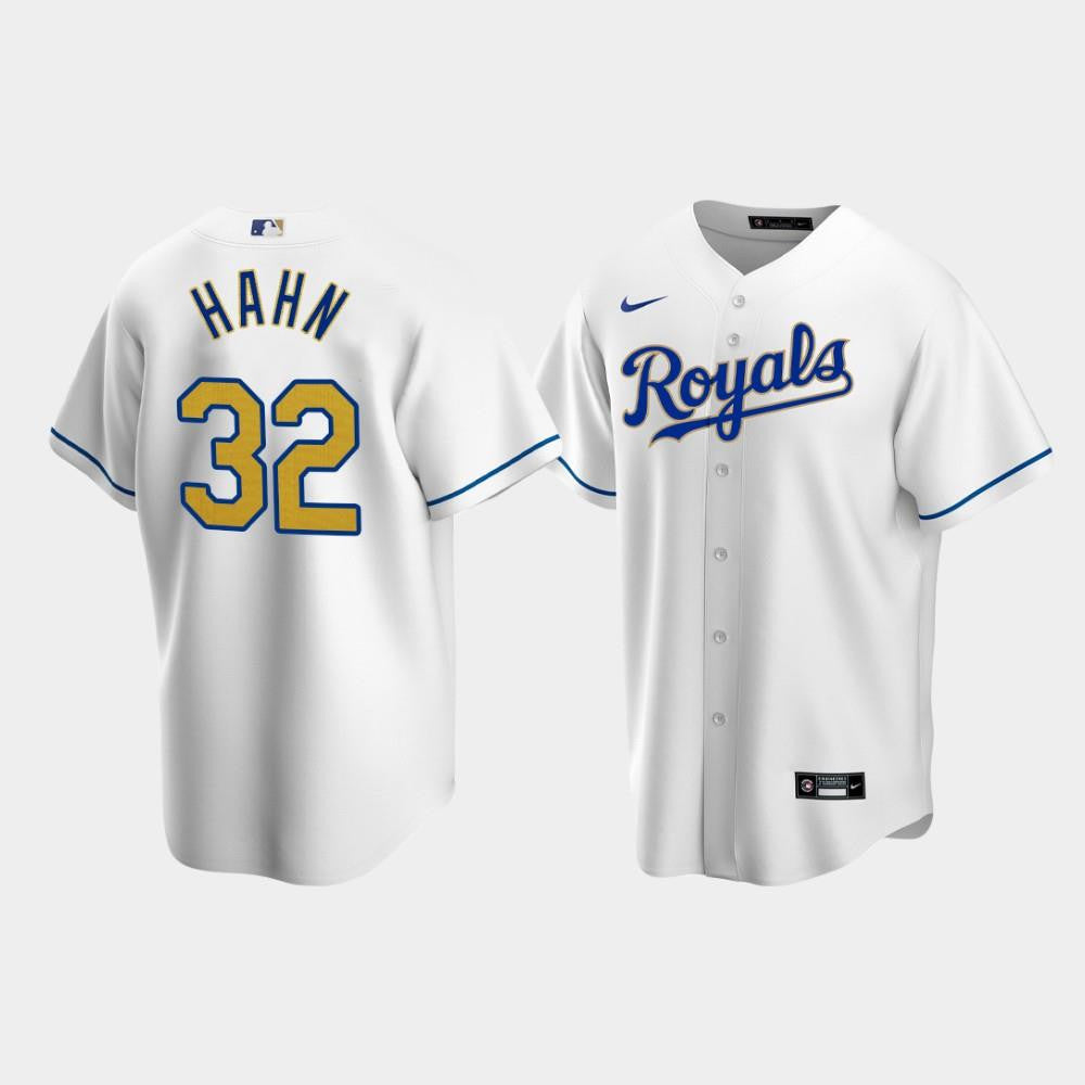 Men's Kansas City Royals Jesse Hahn 32 White Home Cool Base Jersey Jersey