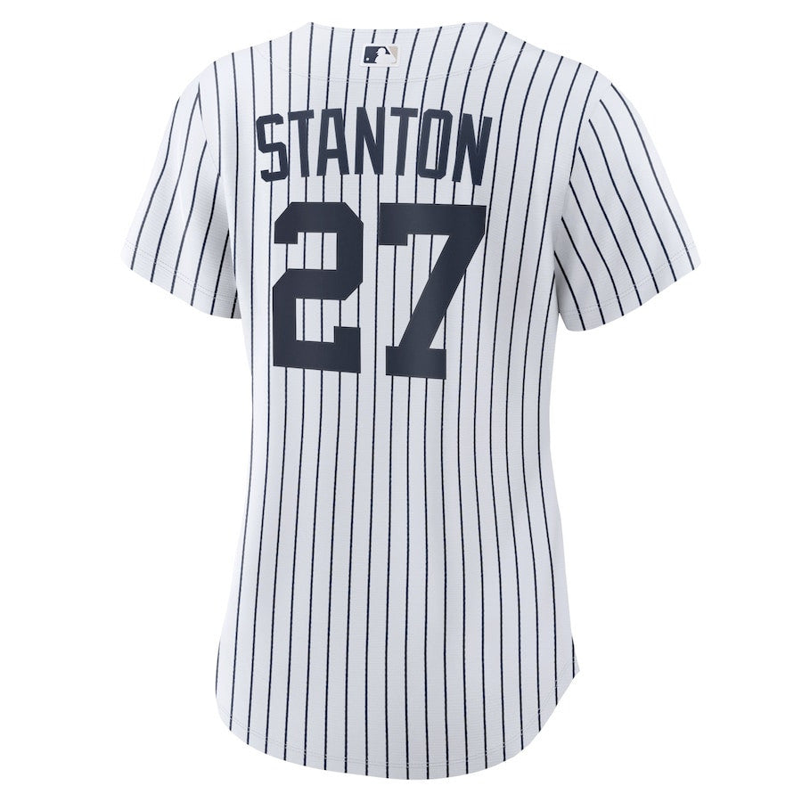 Giancarlo Stanton 27 New York Yankees Home Women Jersey - White