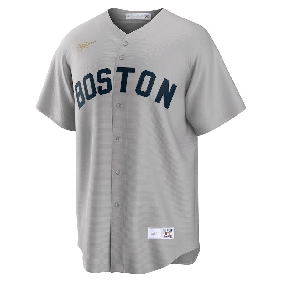 Carl Yastrzemski 8 Boston Red Sox Cooperstown Collection Road Jersey - Gray