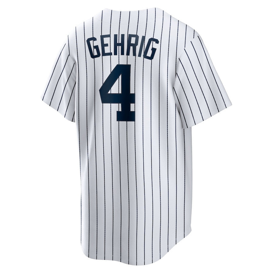 Lou Gehrig 4 New York Yankees Cooperstown Collection Home Jersey - White