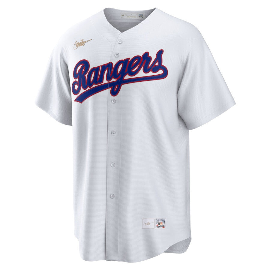 Nolan Ryan 34 Texas Rangers Cooperstown Collection Home Jersey - White