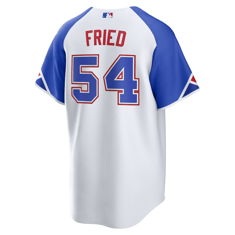 Max Fried 54 Atlanta Braves 2023 City Connect Men Jersey - White