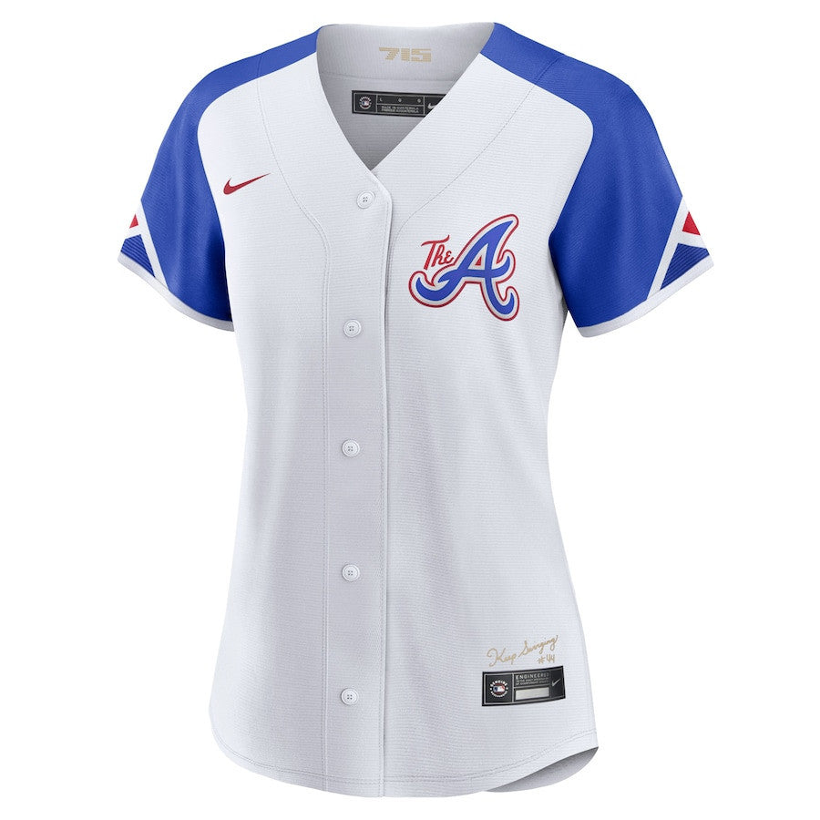 Atlanta Braves 2023 City Connect Women Jersey - White