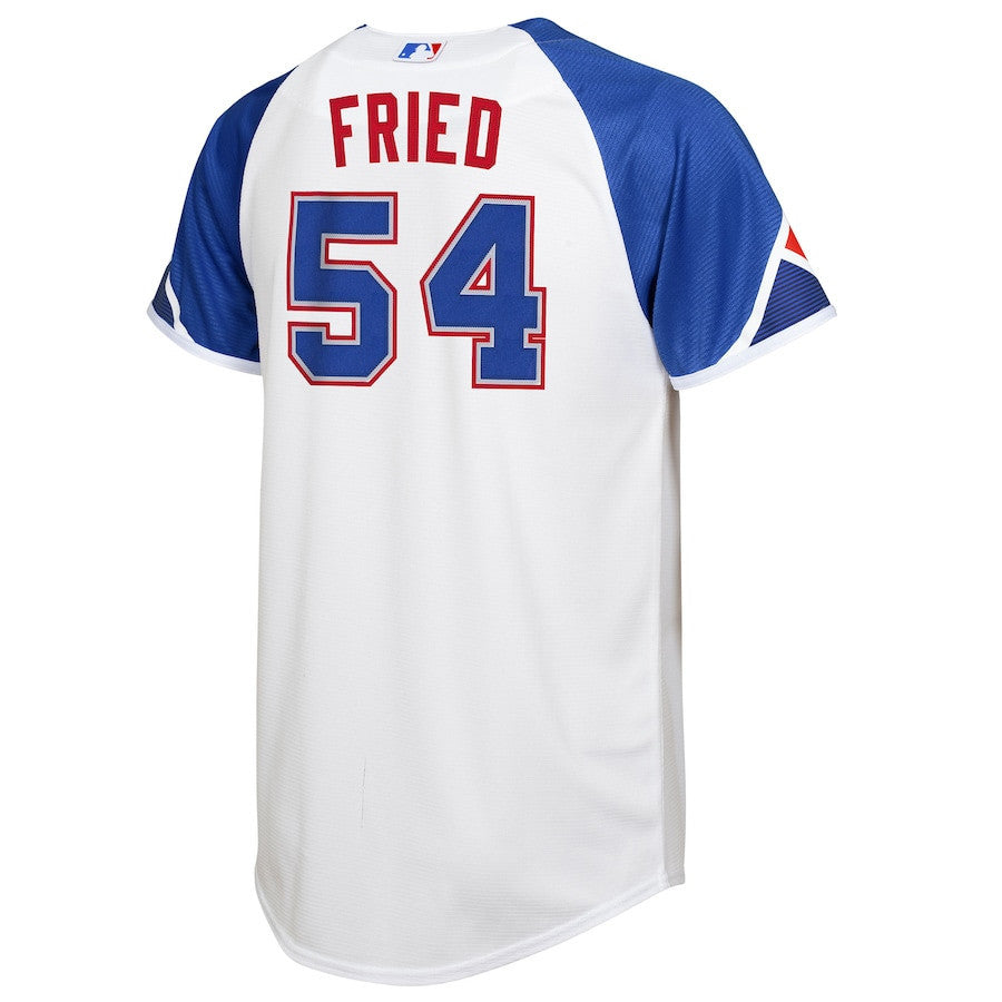 Max Fried 54 Atlanta Braves 2023 City Connect Youth Jersey - White
