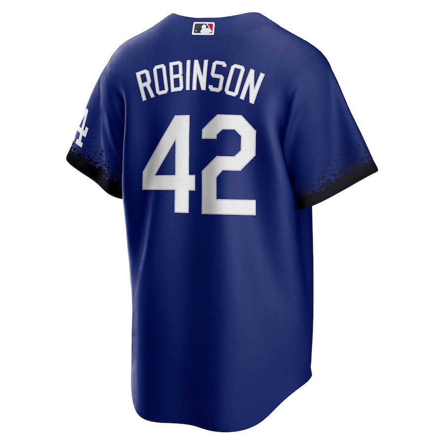 Jackie Robinson 42 Los Angeles Dodgers City Connect Men Jersey - Royal