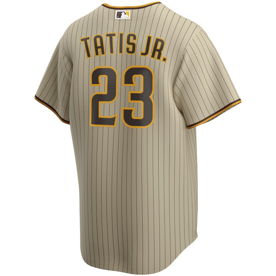 Fernando Tatis Jr. 23 San Diego Padres Alternate Men Jersey - Tan