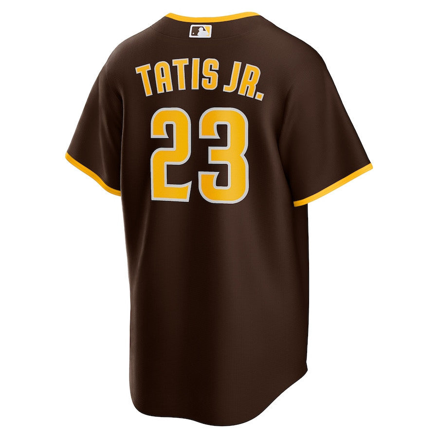 Fernando Tatis Jr. 23 San Diego Padres Road Men Jersey - Brown